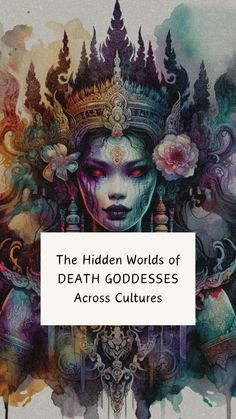 Beyond the veil, mysterious goddess guardians beckon souls to richly-hued realms of eternity. Each region harbors unique mystic caretakers - Hel reaps Norse warriors, Mictecacihuatl feasts alongside fleshless corpses in Aztec chambers, Kali dances destroying illusions, Izanami tends her Japanese garden of ephemeral delights. Let visions of their otherworldly beauty and wrath reveal death’s untold possibilities. Erishkegal Goddess, Witchy Recipes, Ancient Gods, Altar Ideas, Ephemeral Art