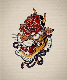 an image of a tiger head on a white background