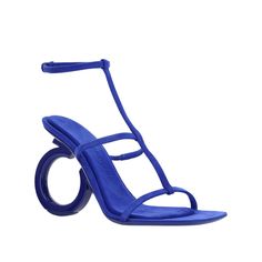 - Composition: 100% calf leather - Inner: Leather - Insole: Leather - Sole: Leather - Ankle side buckle fastening - Heel 10,5 cm - Suede effect Woman Shoes, Blue Heels, Ferragamo Shoes, Leather Sandals Women, Blue Sandals, Suede Sandals, Italian Luxury, Ankle Straps, Dolce & Gabbana