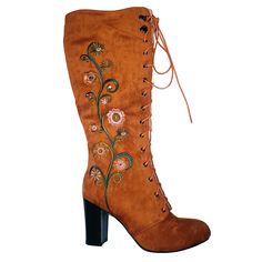 Stevie Nicks Boots, Penny Lane Boots, Fall Bohemian Leather Heeled Boots, Bohemian Leather Heeled Boots For Fall, Bohemian Fitted Boots For Fall, Bohemian Knee-high Boots For Fall, Fitted Bohemian Leather Boots, Fitted Heeled Boots For Fall Festival, Bohemian Brown Winter Boots