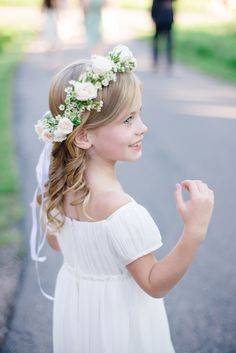 Elizabeth Anne, Flowers In Her Hair, Flower Girl Crown, Girls Crown, Wedding Flower Girl, Pretty Flower, Wedding Crown, Floral Crown