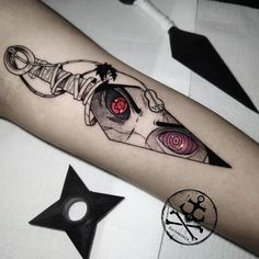 a person with a tattoo on their arm