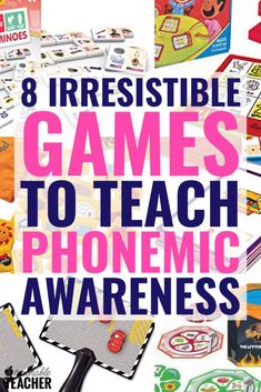 8 irresistiblely games to teach phonemic awareness in children's speech and language