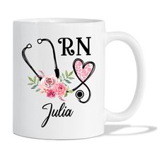 PRICES MAY VARY. [PERSONALIZED GIFT]: Do you need a gift idea for Nurse's Day, Thank You, Appreciation, Christmas, Birthday, Retirement, Thanksgiving, New Year? This custom nurse coffee mug will make an useful gift for Nurse, Nurse Practitioner, Nursing Instructor, Medical Assistant, Nurse Practitioner Career, Nurse Promotion, Nurse Preceptor, Nurse Manager or your loved ones. [FREE CUSTOMIZATION]: Elegant design printed on both sides of coffee mug. You just click “Customize Now” button, choose Nurse Preceptor, Nursing Instructor, Assistant Nurse, Gifts For Nurse, Nurse Manager, Nurse Mugs, Nurses Day, Mug Gifts, Medical Assistant