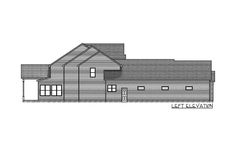 this is the front elevation of these house plans