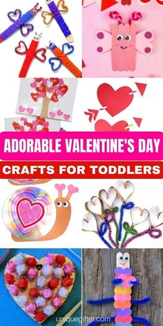 valentine's day crafts for toddlers to make