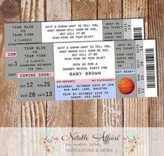 three tickets for a basketball game on wooden planks