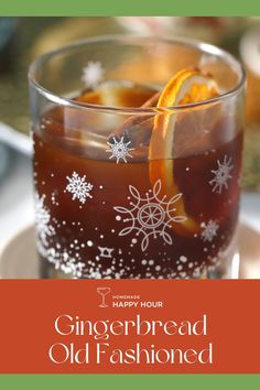 For a festive twist on a classic, this Gingerbread Old Fashioned cocktail recipe combines the richness of bourbon with the warm spices of your favorite Christmas cookies. It's the perfect holiday cocktail for sipping by the Christmas tree. Gingerbread Old Fashioned Cocktail, Christmas Tree Cocktail, Holiday Old Fashioned Cocktail, Gingerbread Cocktail Recipes, Bourbon Christmas Cocktail, Sugar Cookie Martini Recipe, Old Fashioned Recipes Cocktail, Gingerbread Cocktail, Gingerbread Martini Recipe