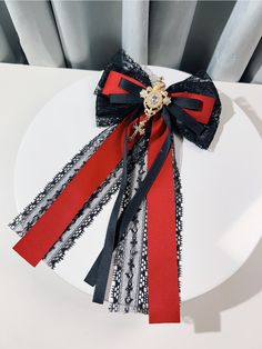 This price is for a bow tie only, others are not included. SizeFree SizeWidth15Height23 Red Bow With Butterfly Knot For Party, Black Ribbon Bow For Gifts, Black Bow With Butterfly Knot As Gift, Black Bow With Butterfly Knot For Gift, Black Butterfly Knot Bow As Gift, Red Bow Tie, Beaded Cross, Cross Design, Cross Designs