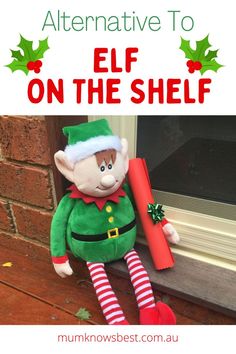 Alternative to Elf On The Shelf - article about Elf By Stealth by Mum Knows Best. Christmas Elves, Bah Humbug, Love Christmas, On The Shelf, Christmas Elf, Wonderful Time, Elf On The Shelf, Christmas Fun, Elf