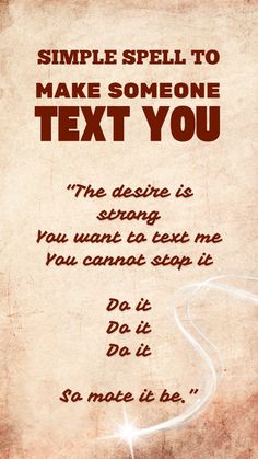 This spell to make someone text you will work effectively if your intention is strong and you use the right ingredients. It might take a bit of time for this spell to actually work. It all depends on the intention that you put out and the amount of energy you were able to raise. So, be patient! Music Suggestions Instagram Story, Music Suggestions, Manifestation Spells, Real Love Spells, Money Spells That Work, Easy Love Spells, Good Luck Spells, Witch Tips, Spells For Beginners