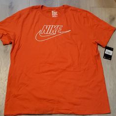 Nike Orange T Shirt Size 2xl Nike Orange Crew Neck T-shirt, Nike Short Sleeve T-shirt, Nike Short Sleeve Pre-shrunk Tops, Nike Cotton Crew Neck T-shirt, Nike Cotton Short Sleeve Shirt, Nike Casual Short Sleeve Shirt, Nike Cotton Short Sleeve Tops, Nike Cotton Crew Neck Shirt, Nike Casual Crew Neck T-shirt