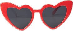 Unique Vintage Red Heart Sunglasses - Unique Vintage - Womens, ACCESSORIES, SUNGLASSES Fun Red Heart-shaped Sunglasses, Cute Red Party Sunglasses, Cute Red Sunglasses With Uv Protection, Red Tinted Sunglasses As A Gift, Red Tinted Lenses Sunglasses As Gift, Trendy Red Sunglasses As Gift, Fun Red Sunglasses For Valentine's Day, Red Heart-shaped Sunglasses For Valentine's Day, Red Plastic Sunglasses For Valentine's Day