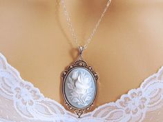 Fancy Objects, Black Cameo, Victorian Cameo, Victorian Pendants, Cameo Jewelry, Rose Blue, Cameo Necklace, Pretty Jewelry, Jewelry Lookbook