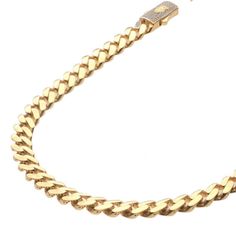 Milano Choker 14K Gold CZ Iced Box Elegant Cuban Link Necklace With Solid Construction, Yellow Gold Chain Link Necklace With Cubic Zirconia, Formal Cuban Link Necklace With Curb Chain, Gold Plated Cuban Link Jewelry With Solid Construction, Gold-plated Cuban Link Jewelry With Solid Construction, Formal Diamond Chain Necklace With Solid Links, Elegant 14k Gold Cuban Link Jewelry, Elegant Gold Plated Jewelry With Cuban Link, Gold Cuban Link Necklace In 14k Solid Construction