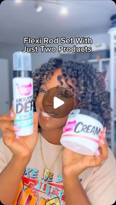 1,292 likes, 26 comments - ilovethedoux on July 11, 2024: "What if we told you when you do your flexi rod sets and twist-outs you don’t have to experience shrinkage and lack of moisture? 🤔  C.R.E.A.M is that girl and will keep your curls alive while restoring moisture, increasing elasticity, and preventing breakage! You heard that right!  Apply to clean, damp, or dry hair, and style to your liking. Allow your hair to dry before manipulating or separating your curls. No fuss=No frizz ... Roll Set Natural Hair, Natural Hair Flexi Rod Set, How To Roll Hair With Flexi Rods, Flexi Rod On Blown Out Hair, How To Flexi Rod Natural Hair, Best Mouse For Curly Hair, Hair Rods Curls Hairstyles, How To Use Flexi Rods, Flex Rods On Natural Hair