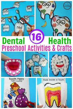 dental activities and crafts for kids to make