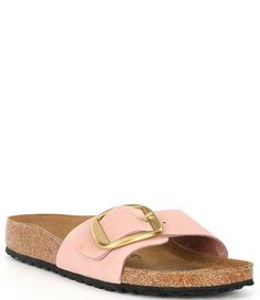 Madrid Big Buckle, Birkenstock Madrid Big Buckle, Fancy Shoes, Flat Mules, Birkenstock Madrid, Slides Sandals, Comfortable Sandals, Casual Sandals, Dillard's