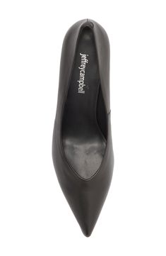 A pointy toe and block heel balance both style and sensibility on this luxe pump that will complement every polished look. 2 1/4" heel (size 8.5) Leather upper/synthetic lining and sole Imported Sleek Business Heels With Wrapped Heel, Evening Court Shoes With Stacked Heel And Pointed Toe, Formal Wedge Heel Court Shoes With 4-inch Heel, Sleek Pumps With 4-inch Heel And Pointed Toe, Sleek Pumps With 4-inch Heel, Elegant Court Shoes With Sculpted Wedge Heel, Sleek Court Shoes With Sculpted Block Heel, Formal Court Shoes With 4-inch Wedge Heel, Sleek Office Pumps With 4-inch Heel