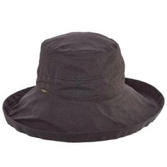 Scala Classic Cotton Sun Hat - Womens Sun Hat - Hatcountry Lightweight Black Hat With Upf 50+, Lightweight Black Casual Sun Hat, Black Lightweight Casual Sun Hat, Lightweight Wide Brim Black Hat, Lightweight Black Wide Brim Hat, Adjustable Charcoal Hat For Outdoor, Lightweight Gray Travel Hat, Gray Curved Brim Sun Hat For Travel, Gray Wide Brim Hat For Outdoor Activities