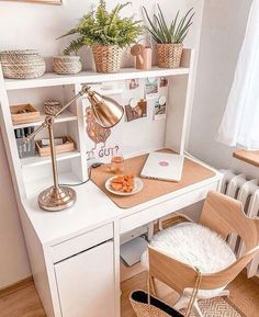 desk decor ideas Small Home Office Makeover, Desk Setup Ideas, Ikea Micke, Micke Desk, Home Office Makeover, Creative Desk, Room Organisation, Cozy Desk, Aesthetic Room Ideas