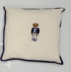 Nwt Polo Ralph Lauren Painted Teddy Bear Pillow - Unique Style Ralph Lauren Nursery Baby Boy, Ralph Lauren Nursery, Teddy Bear Pillow, Ralph Lauren Paint, Ralph Lauren Bear, Nursery Baby Boy, Bear Pillow, Nursery Room Design, Ralph Lauren Kids