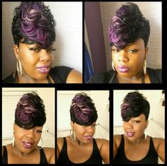 Short Quick Weave Styles 27 Piece Curly, Short 27 Piece Hairstyles Quick Weave, Short Quick Weave Hairstyles, 27 Piece Hairstyles, Short Quick Weave, Finger Waves Short Hair, Quick Weaves, Short Weave Hairstyles, Black Hair Cuts