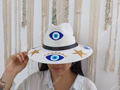 This listing is for one piece of this beautiful handmade straw hats. They are prefect to add to your closet for your favorite dress, providing shade from the warm summer sun. The eye decoration is hand painted. You will get the exact same piece shown on the pictures. These products are brand new. Measurements:  please see pictures for measurements. I love Mexico celebrates the native crafts of Mexico and the artists that produce them, enabling them and their communities to get recognized for the Mexican Hats, Native Crafts, Mexican Hat, Painted Jacket, Nativity Crafts, Straw Hats, Favorite Dress, Summer Sun, Straw Hat