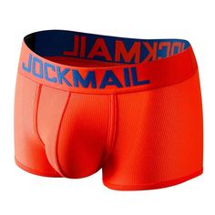 Jock Highlight Trunks The Locker Room Jock Fitted Red Boxer Briefs For Summer, Red Stretch Breathable Boxer Briefs, Sporty Red Fitted Boxer Briefs, Red Fitted Sporty Boxer Briefs, Fitted Nylon Boxer Briefs, Boxer Shorts Men, Men Boxers, Mens Boxer Shorts, Boxers Briefs