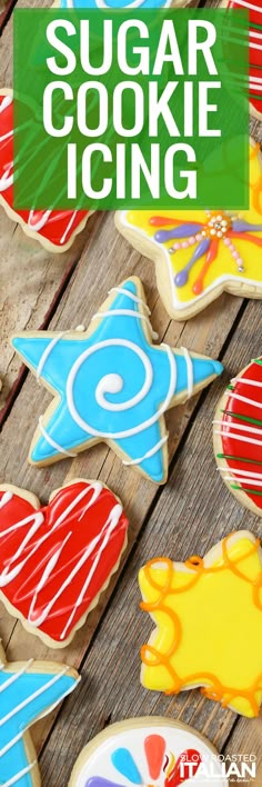 sugar cookie icing is the perfect way to decorate cookies for kids and adults alike