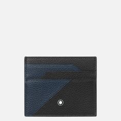 The fine craftsmanship and leather paneling are hallmarks of this capsule collection. Made from soft grainy leather in black and blue colors, this pocket accessory is a stylish solution to keep payment essentials in one safe place. A compact and contemporary functional alternative to wallets. Modern Leather Business Card Holder, Modern Leather Card Holder For Business, Modern Black Wallet For Daily Use, Luxury Black Card Holder With Coin Pocket, Modern Black Wallets For Business, Modern Black Business Wallets, Designer Black Card Holder With Coin Pocket, Designer Black Card Holder With Rfid Blocking, Modern Black Card Holder For Formal Use