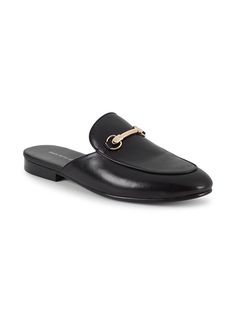 Modern Leather Mules With Buckle Detail On The Upper. Leather Upper Round Toe Slip-On Style Synthetic Lining And Sole Padded Insole Imported. Center Core - M Pl Shoes > Saks Off 5th. Saks Fifth Avenue. Color: Black. Size: 12. Leather Mules, Mule, Saks Fifth, Saks Fifth Avenue, Size 13, Mood Board, Leather Upper, On Sale, Size 12