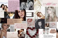 a collage of photos with women and writing on them