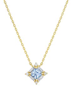 SUZANNE KALAN-Sapphire Necklace-YELLOW GOLD Light Blue Sapphire, Suzanne Kalan, Marissa Collections, Jewelry Lookbook, Sapphire Necklace, All That Glitters, Baguette Diamond, White Diamonds, White Diamond