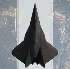 a fighter jet flying through the air over a city