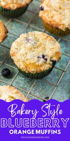 Bakery style blueberry and orange muffins with a crumb topping and streusel topping, perfect as large, homemade breakfast muffins for favorite breakfast recipes or an easy, unusual treat. Homemade Crumble, Blueberry Orange Muffins, Cobbler Muffins, Bakery Style Muffins, Orange Muffins, Favorite Breakfast Recipes, Blueberry Cobbler, Crumb Topping, Blueberry Muffins