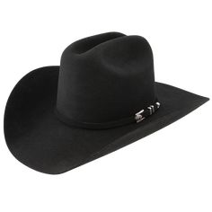 Style number: SBAPCH-754007 Black 4X buffalo felt hat Self hatband Buffalo buckle on hat band 4" brim 4 5/8" crown Made in the USA Comes in single hat box​ Stetson Cowboy Hats, Bailey Hats, Black Felt Hat, Felt Cowboy Hat, Felt Cowboy Hats, Western Cowboy Hats, Cowboy Outfits, Boss Black, Western Hats