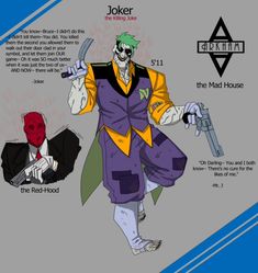 an image of the joker from batman animated tv series, which appears to be in color