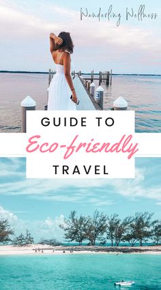 the ultimate guide to ecofriend travel in australia with text overlaying it