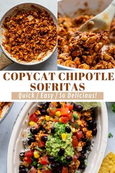 this is an image of copycat chipotle sofitass