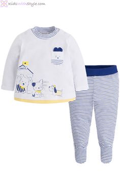 Baby Boy Blue Puppy Dog Set www.KidsWithStyle.com  #babyoutfits #babyclothes #babyfashion #babyboy #babyboyoutfits #babyshowergifts #babygifts Boys Top, Baby Sets