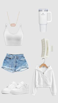 White Stanley, Look Legging, Fasion Outfits, Trendy Summer Outfits