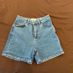 Size 6, No Damage, Washed Once But Never Worn Shorts Denim, Fashion Wear, Cotton On, Blue Shorts, Jean Shorts, Denim Shorts, Color Blue, Size 6, Womens Shorts