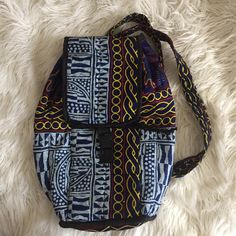 Nice Comfortable Material For Everyday Use, Cool Print, Never Used 18” Length 14”Width Bohemian Everyday Backpack With Adjustable Strap, Festival Backpack With Adjustable Strap, Bohemian Festival Bags With Adjustable Straps, Casual Blue Adjustable Bags, Casual Blue Adjustable Bag, Festival Rectangular Bag With Adjustable Straps, Bohemian School Backpack, Bohemian School Bag With Adjustable Strap, Anthropologie Bags