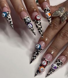 Chief Keef Nails, Lottery Nails, 777 Nails, Retro Nails, Punk Nails