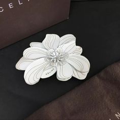 Gorgeous Celine Brooch, Great Condition! This Item Is Preloved, Please Refer To All Pictures Prior To Purchasing. Feel Free To Ask Questions! Elegant White Brooches With Handmade Flowers, Chic White Formal Brooch, Designer White Brooches For Wedding, Designer White Brooches For Formal Occasions, Designer White Wedding Brooches, Celine Jewelry, Ask Questions, Flower Brooch, White Flower