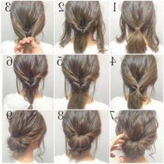 Easy Chignon, Belle Hairstyle, Messy Buns, Messy Bun Hairstyles, Hair Images