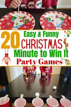 Fun Games To Play For Christmas, Games At Christmas Party, Christmas Party Games Kids Classroom, Fun Games For Holidays, Kids Indoor Christmas Games, Christmas Games For Second Graders, Funny Xmas Games For Adults, Dollar Tree Minute To Win It Games, Christmas Party Kindergarten Games