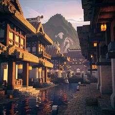 #minecraft Asian Town Minecraft, Minecraft Japanese Aesthetic, Minecraft Japanese Village Layout, Korean Minecraft House, Minecraft Asian Village, Japanese Town Minecraft, Japanese Inspired Minecraft Builds, Asian House Minecraft