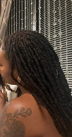 Thick Locs On Black Women, Small Locs Black Women, Locs Aesthetic, Locs With Curly Ends, Loc Hairstyles, Beautiful Locs, Dread Hairstyles, Dreadlock Hairstyles, Natural Hair Inspiration